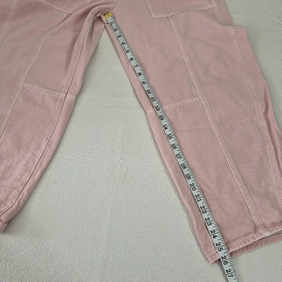 Universal Thread Womens 10 Pink High Rise Easy Barrel Cotton Zip Up Jeans Pants - Picture 14 of 15